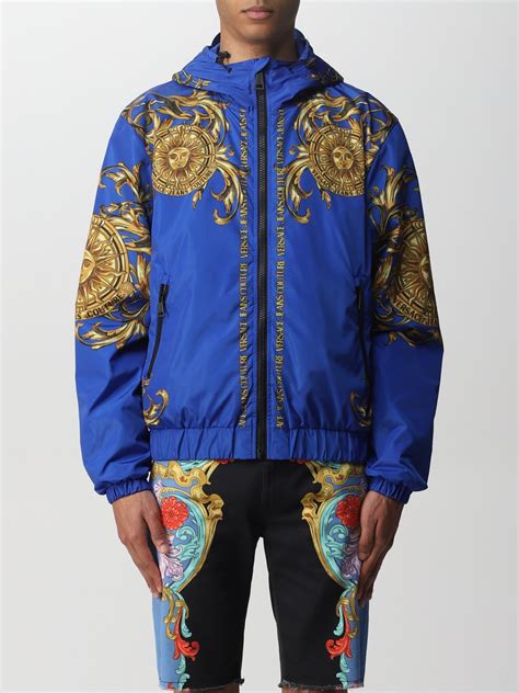 versace weiße lange jacke männer|VERSACE Herren .